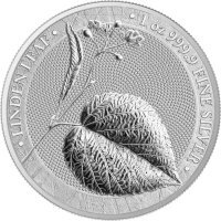 Srebrna moneta Liść Lipy / Linden Leaf  1 oz 2022