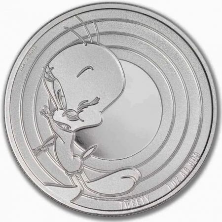 Srebrna moneta Looney Tunes - Ptaszek Tweety 1 oz 2023
