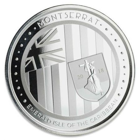 Srebrna moneta  MONTSERRAT  (EC8)- 1 oz    2018  r.