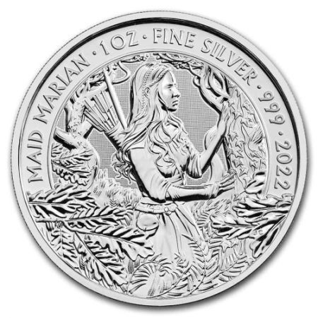 Srebrna moneta Myths & Legends :Maid Marian  1 oz 2022