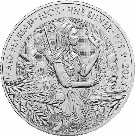 Srebrna moneta Myths & Legends :Marian 10  oz , 2023