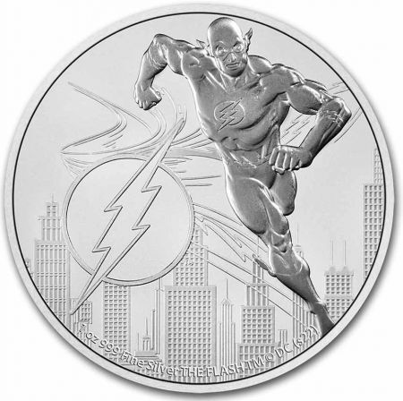 Srebrna moneta Niue: DC Comics- The Flash 1 oz 2022