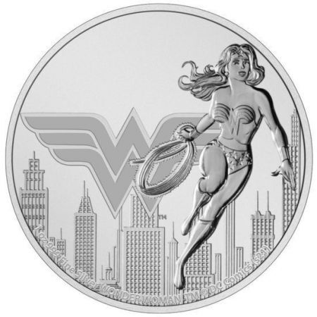 Srebrna moneta Niue: DC Comics- Wonder Woman  1 oz 2021