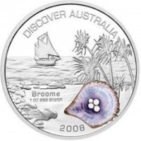 Srebrna moneta  Perth Mint  Broome  1 oz   2008  PROOF