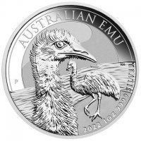 Srebrna moneta Perth Mint  EMU 2022