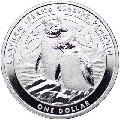 Srebrna moneta  Pingwin Czubaty 1 oz 2020