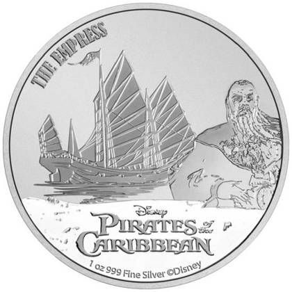 Srebrna moneta  Piraci z Karaibów / The Empress 1  oz 2021
