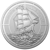Srebrna moneta Pirate Queens : Anne Bonny  1 oz 2021