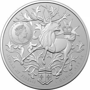 Srebrna moneta  RAM  Coat of Arms / Queensland  1 oz 2023