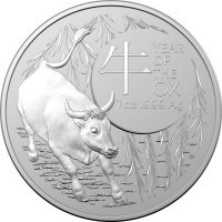 Srebrna moneta  RAM  Rok Bawołu  1 oz 2021