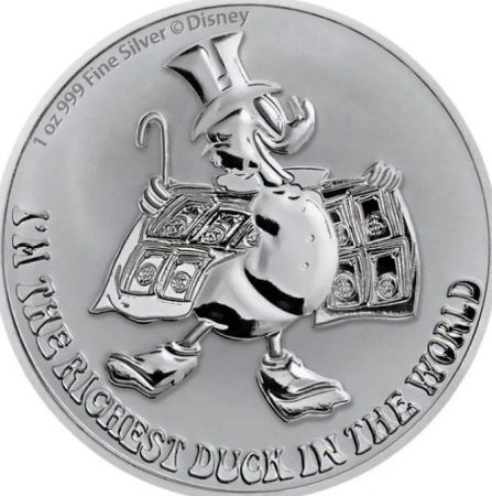 Srebrna moneta Scrooge McDuck 1 oz 2022