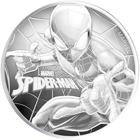 Srebrna moneta SPIDERMAN , Marvel 1 oz   2017 r