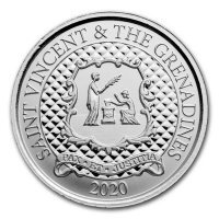 Srebrna moneta St Vincent & Grenadines / Pax Et Justitia  (EC 8)  1 oz  2020