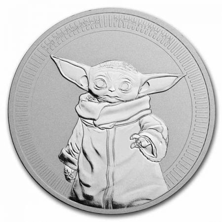 Srebrna moneta  STAR WARS - Baby Yoda   1 oz   2021 r