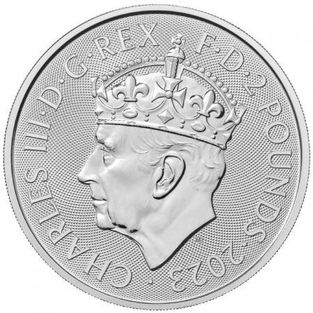 Srebrna moneta The Conoration Britannia  1 oz   2023