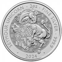 Srebrna moneta  The Seymour Unicorn - The Tudor Beasts, 2 oz , 2024