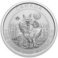 Srebrna moneta  The Werewolf , Kanada   2 oz