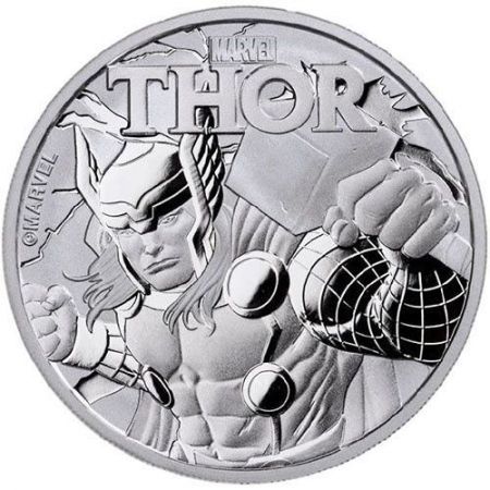 Srebrna moneta THOR, Marvel 1 oz   2018 r
