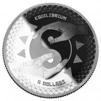 Srebrna moneta  Tokelau  Equilibrium 1 oz 2020