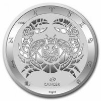 Srebrna moneta  Tokelau  Zodiac  -  RAK  1 oz 2022