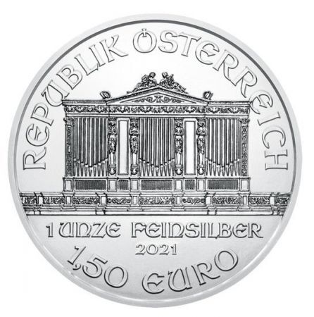 Srebrna moneta  Wiedeńscy Filharmonicy  1 oz   2021