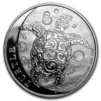 Srebrna moneta  Żółw Szylkretowy /  Hawksbill Turtle 1 oz 2020