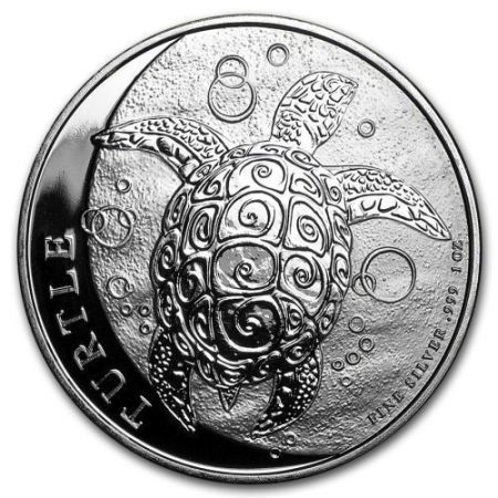 Srebrna moneta  Żółw Szylkretowy /  Hawksbill Turtle  1  oz 2021