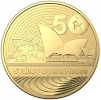 Złota moneta 50th Anniversary of the Sydney Opera House (RAM) 1 oz  2023