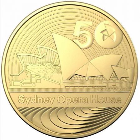 Złota moneta 50th Anniversary of the Sydney Opera House (RAM) 1 oz  2023