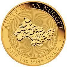 Złota moneta Australian Nugget / Welcom Stranger  1 oz 2019