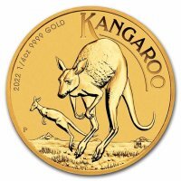 Złota moneta Australijski Kangur  1/4  Oz  2022