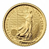 Złota moneta  Britannia 1/10 Oz. 2022