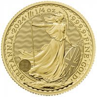 Złota moneta  Britannia 1/4 uncji  2024