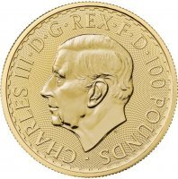Złota moneta Britannia  King Charles  III  1 oz 2023 - PRZEDSPRZEDAŻ
