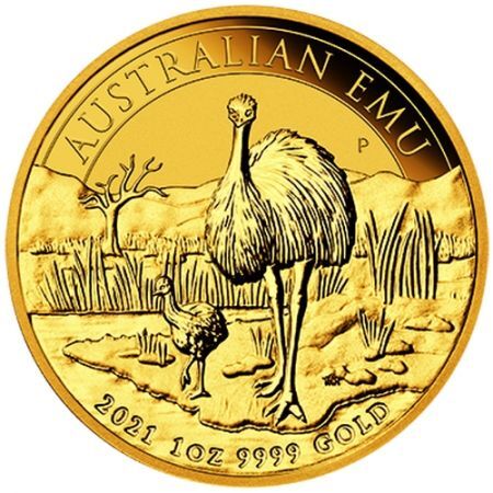 Złota moneta EMU   1 oz . 2021