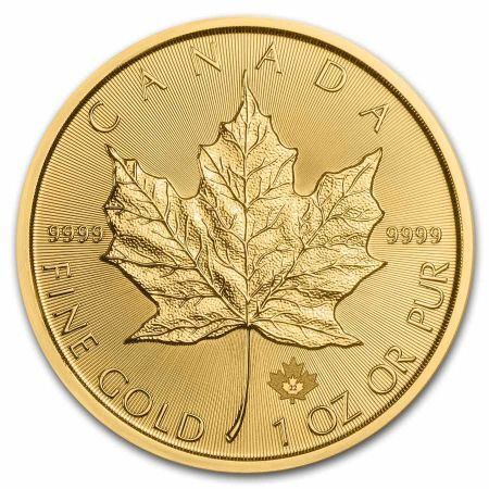 Złota moneta  Kanadyjski Liść Klonu  (Maple Leaf )  1 oz  2021 / 2022
