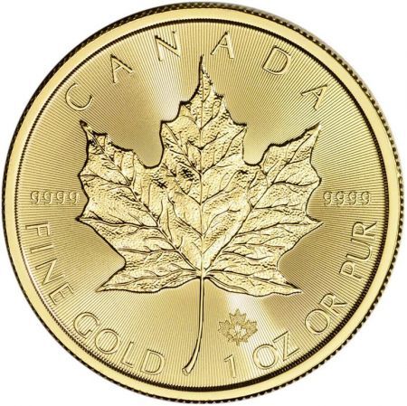 Złota moneta  Kanadyjski Liść Klonu  (Maple Leaf )  1 oz 2021