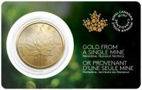 Złota moneta  Kanadyjski Liść Klonu  Single Mine 1 oz   2022