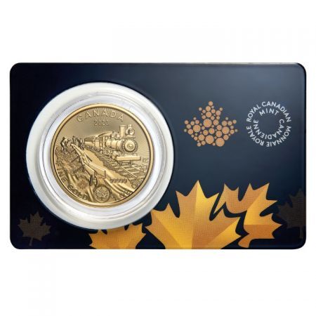Złota moneta  Klondike  Gorączka złota   1 oz   2023 (!!! uszkodzony blister !!!)