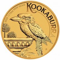 Złota moneta  Kookaburra  1/10 Oz. 2022