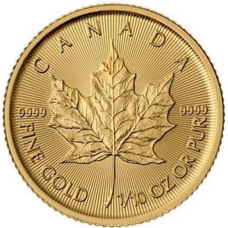 Złota moneta Liść Klonowy / Maple Leaf 1/10 Oz