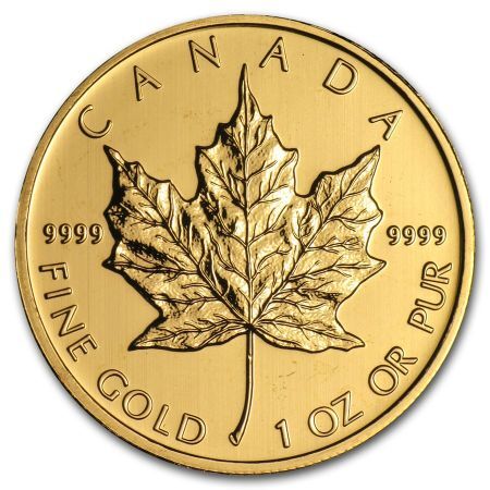 Złota moneta  Liść Klonowy (Maple Leaf )  1 oz  2011