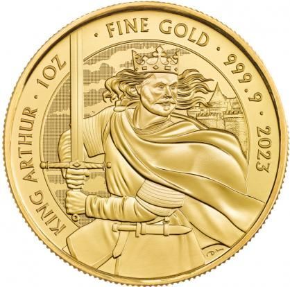 Złota moneta Myths & Legends: King Arthur 1 oz 2023