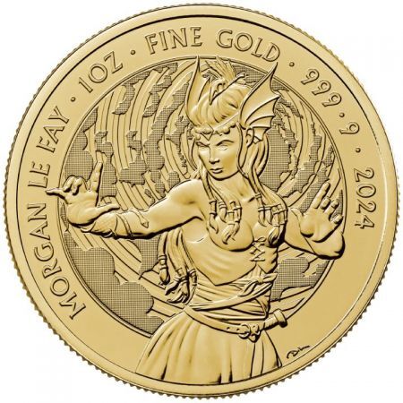 Złota moneta Myths & Legends: Morgan Le Fay 1 oz 2023
